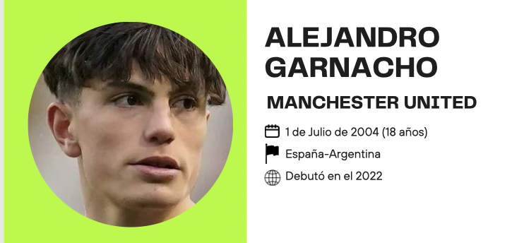 Alejandro Garnacho, la primera promesa del mundial