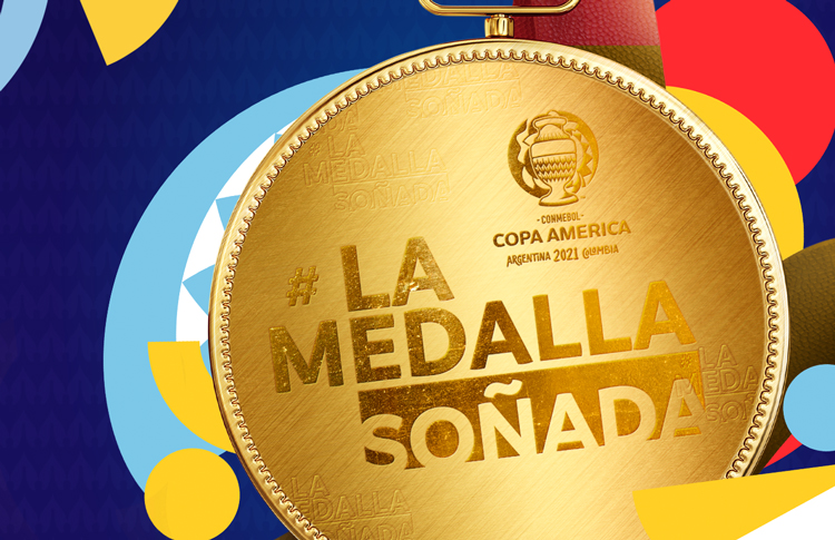 Medalla Copa América 2021