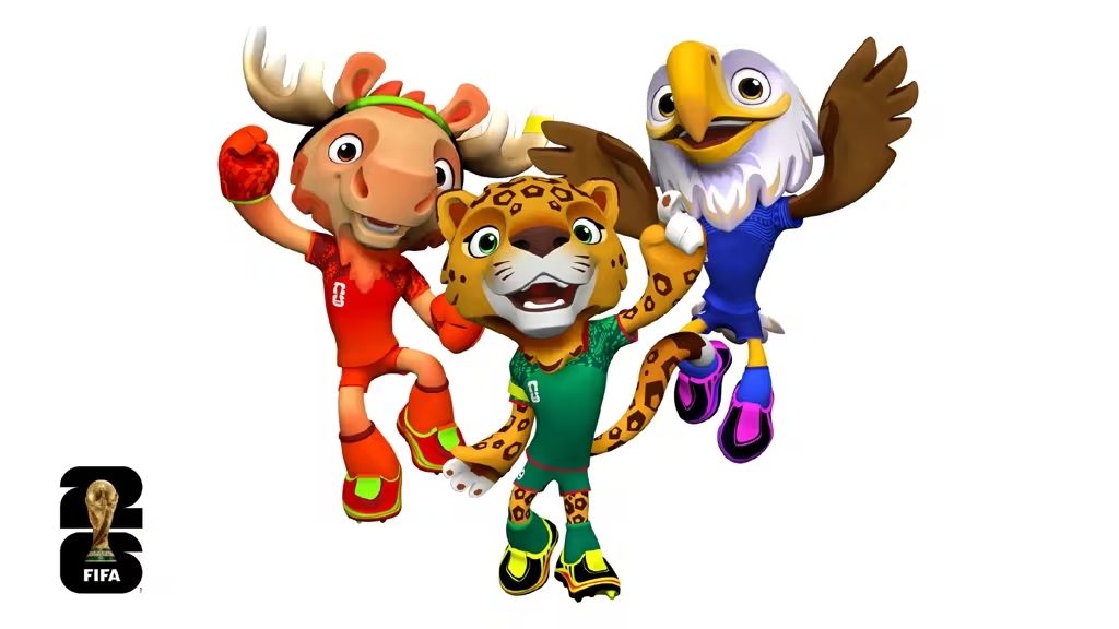 Las mascotas de la Copa Mundial de la FIFA 2026