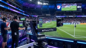 1er partido de la MLS grabado con iPhone 17 Pro