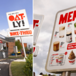 Oatly autoservicio en bicicleta