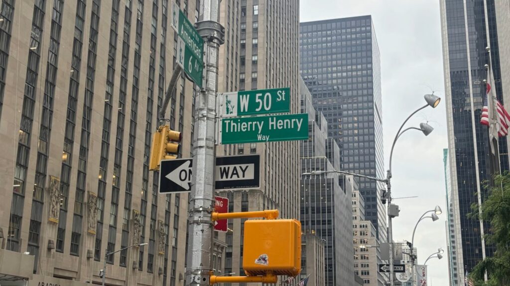 La calle Thierry Henry