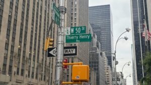 La calle Thierry Henry