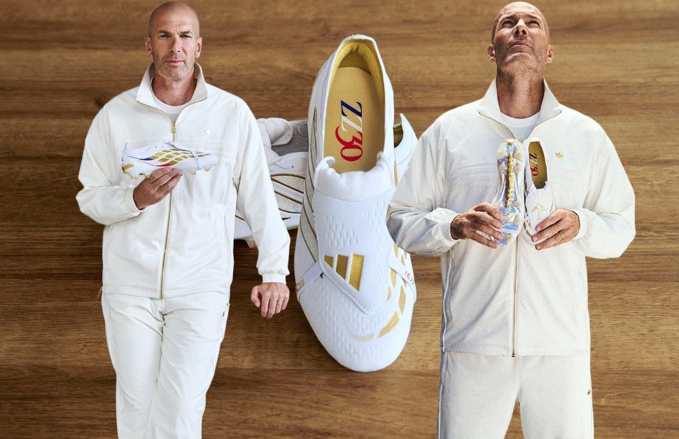 Los 30 años de adidas y Zidane