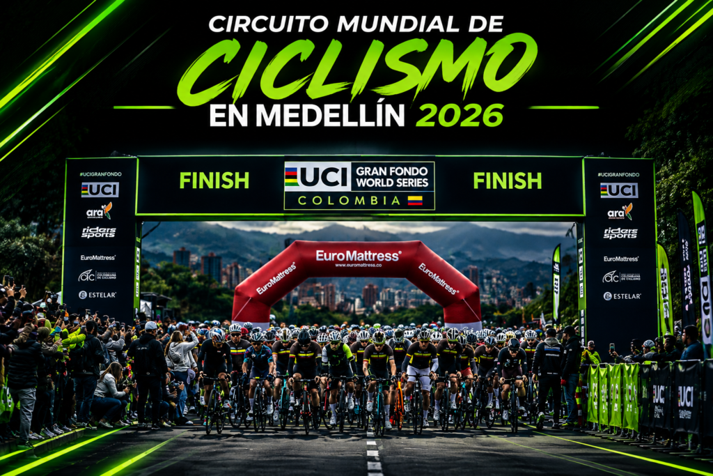 Circuito mundial de ciclismo en Medellín 2026